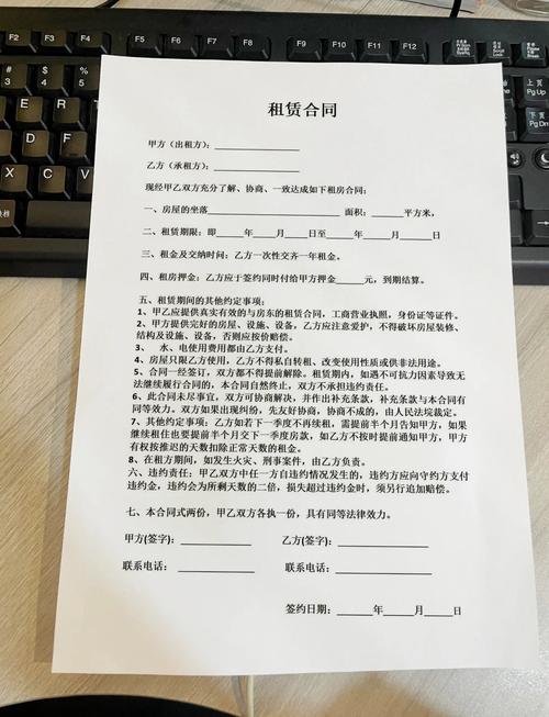 怎么打租房合同表