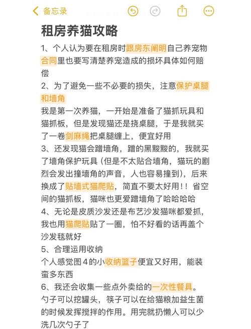 想养猫怎么租房呢