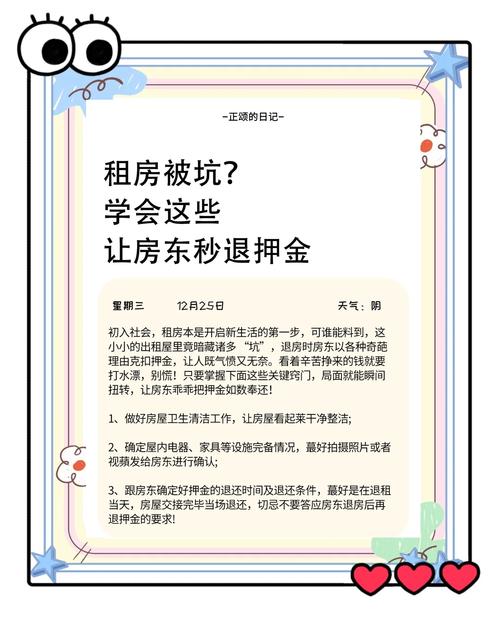 辞职租房怎么退押金