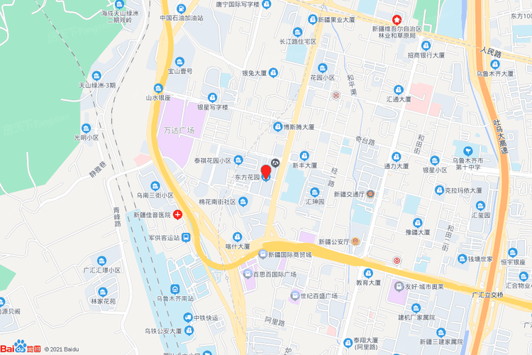 东方花园地图