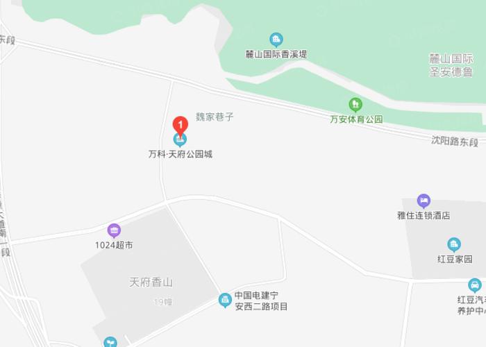 天府公园附近楼盘简介