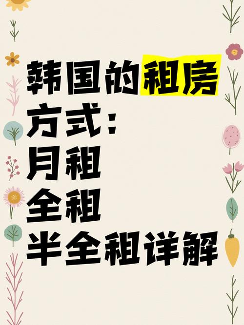 韩国租房怎么说