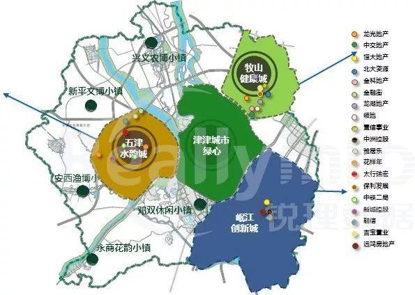 新津楼盘地图