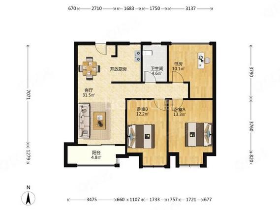 建德玉兰花园户型图