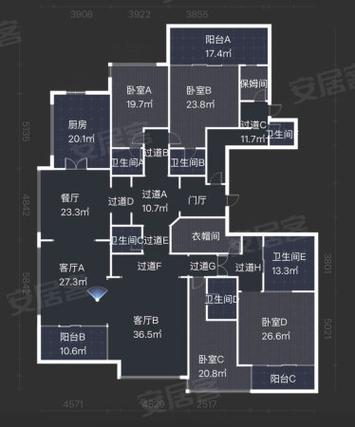 建德玉兰花园户型图