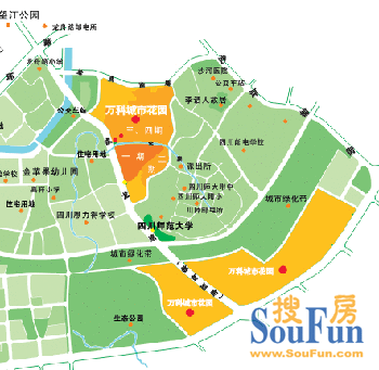 成都万科城市花园地址