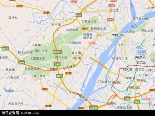 浦口楼盘地图