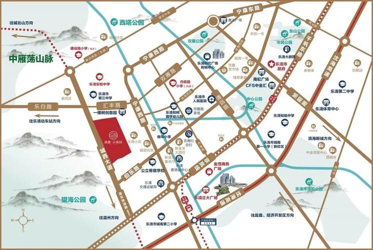 乐清楼盘地图
