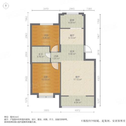 长庆湖滨花园二期户型