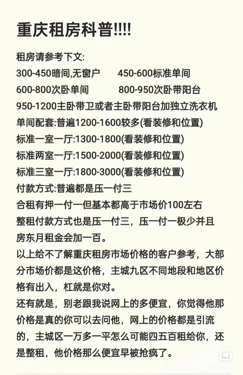 重庆怎么租房