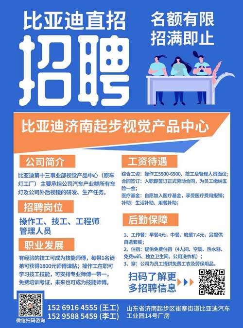 大连花园口比亚迪招聘
