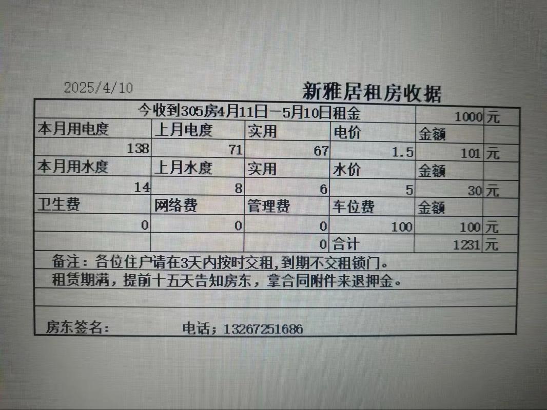 租房子一年怎么交房租
