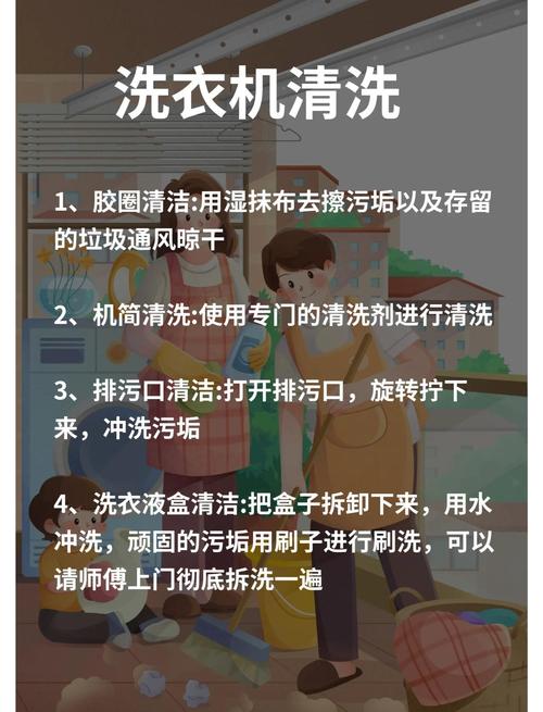 合租房洗衣机怎么清洗