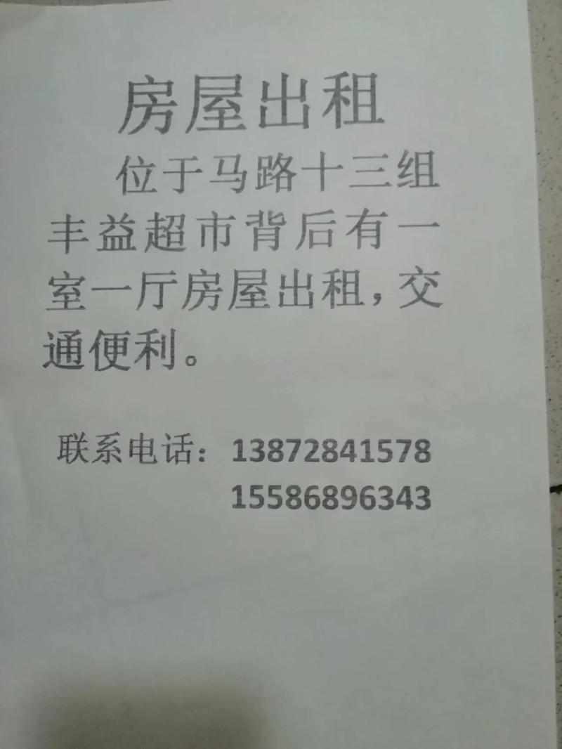 出租房子应该怎么写