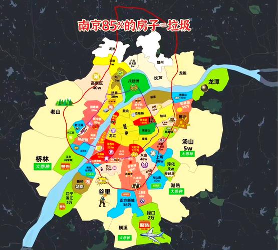 南京地图房价