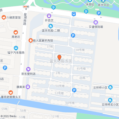 蓝天城市花园地址