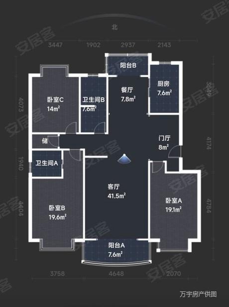 和平上东花园洋房户型