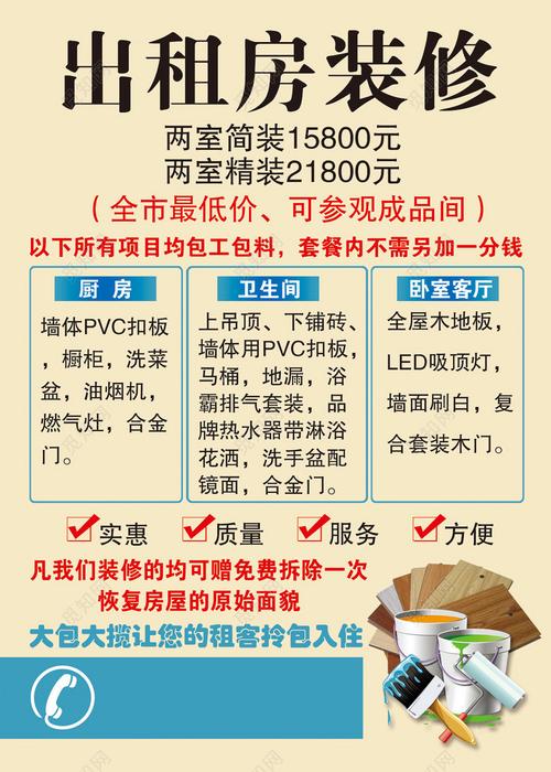 装修出租房怎么谈单