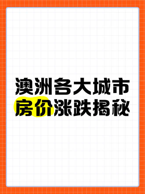 澳洲房价下跌