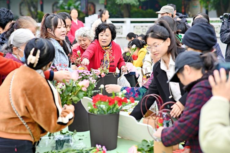 楼盘插花活动