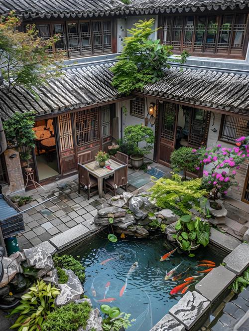 中式花园设计图片欣赏