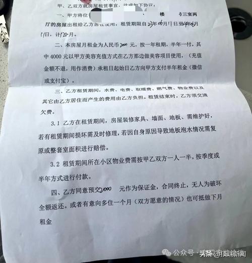 跟房东怎么欠租房合同