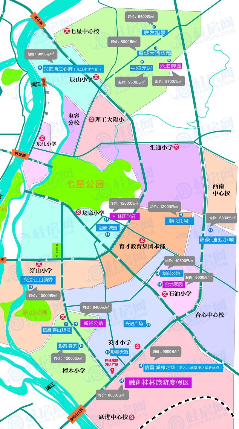 桂林楼盘分布