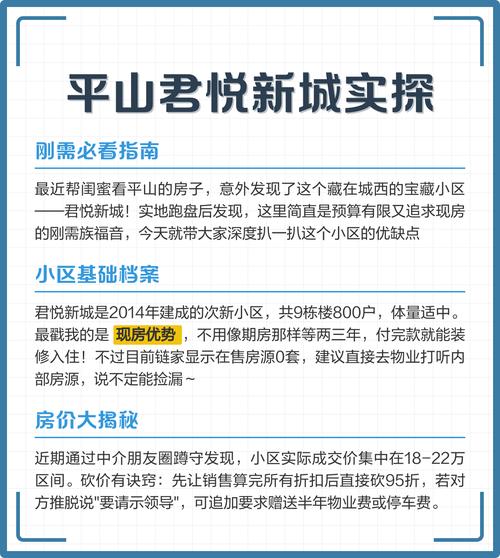 平山最新房价
