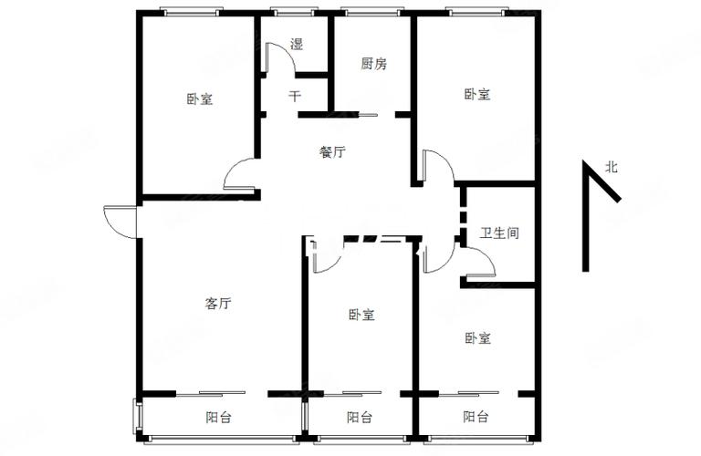 户县东城花园户型图