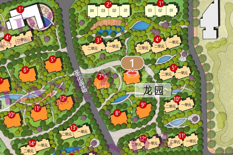 龙军花园地图