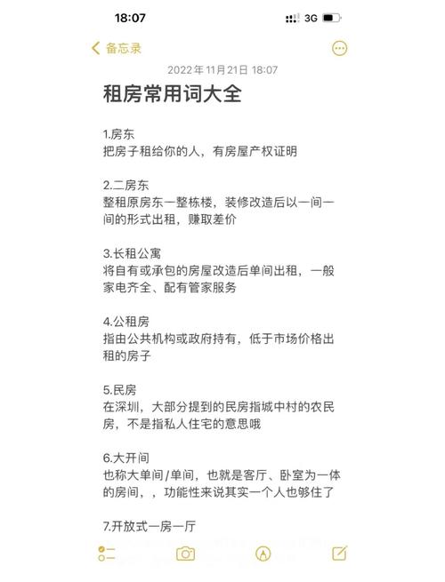 租房看房怎么说