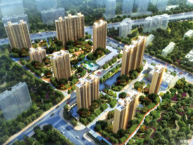 西安市万科楼盘分布图