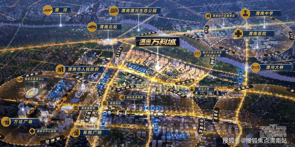 西安市万科楼盘分布图