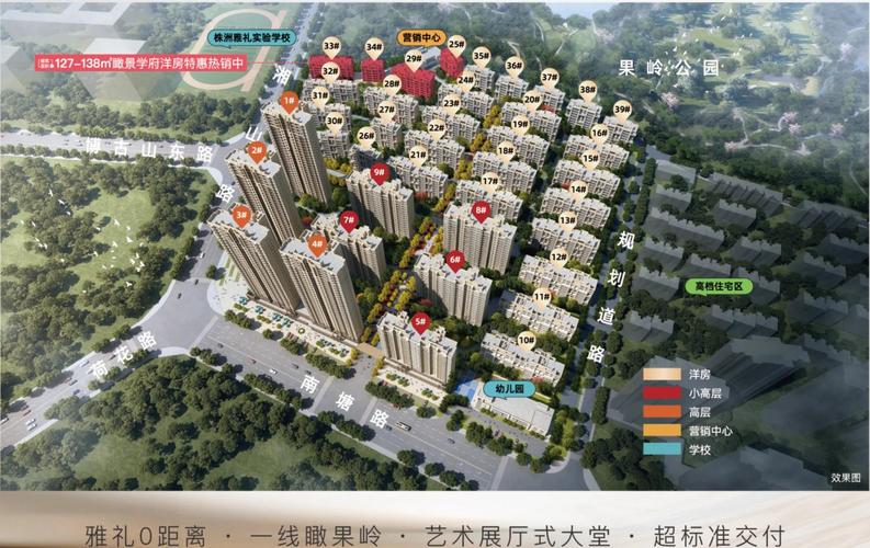 株洲市新二中附近楼盘