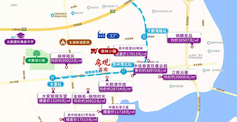 苏州吴江太湖新城房价