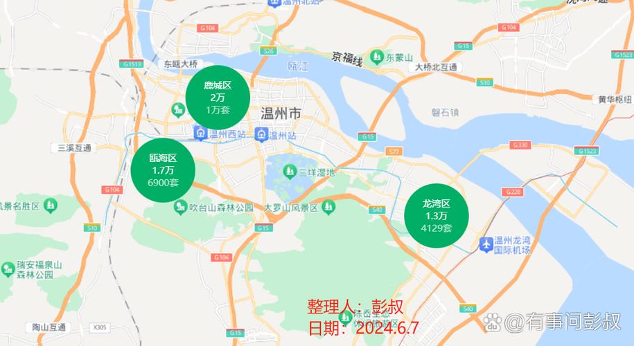 温州市鹿城区楼盘地图