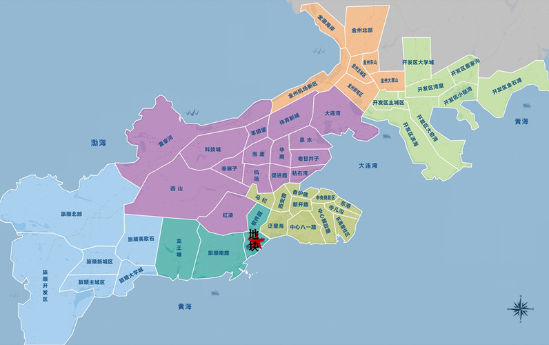 大连开发区新楼盘地图