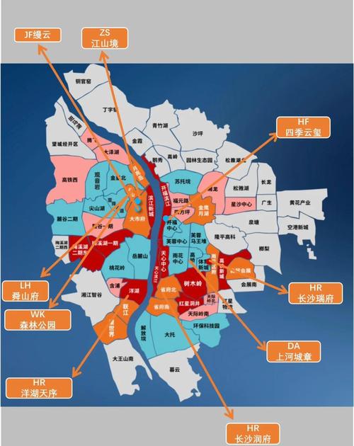 长沙市政府周边楼盘