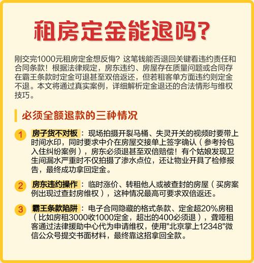租房不退定金怎么投诉
