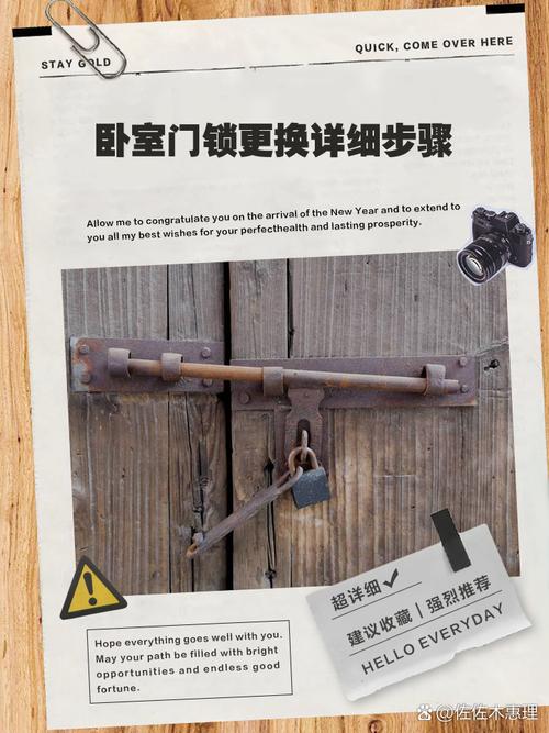 租房卧室门锁怎么换