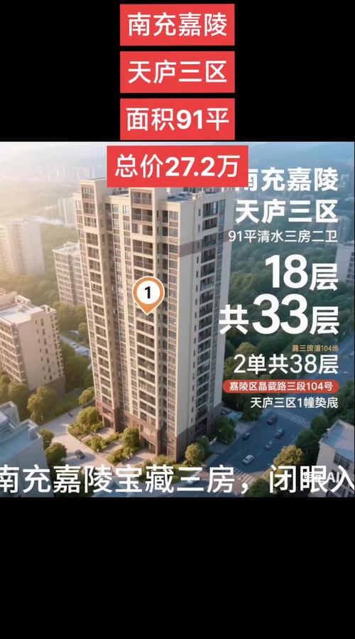 南充嘉陵区在售楼盘