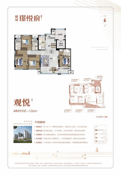 平谷景悦府楼盘户型图