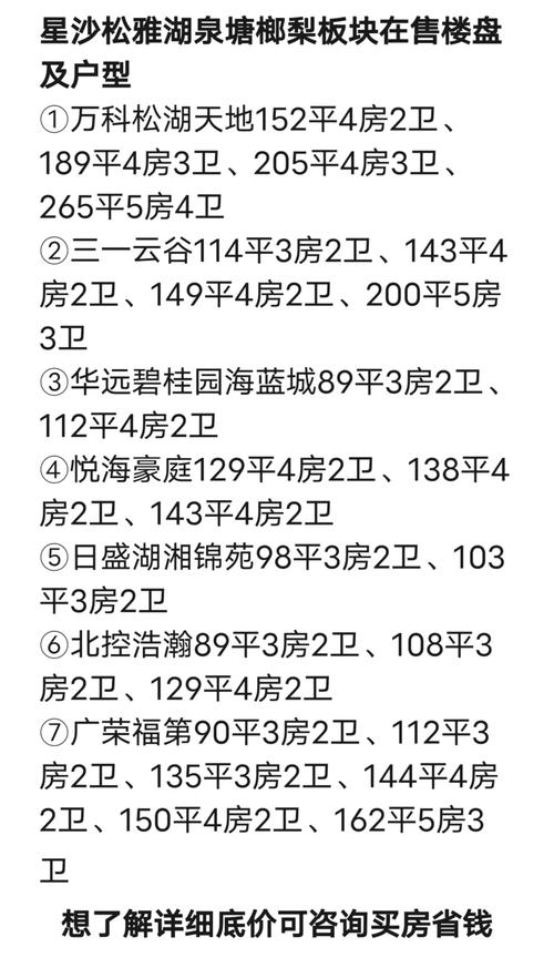 星沙松雅湖附近楼盘