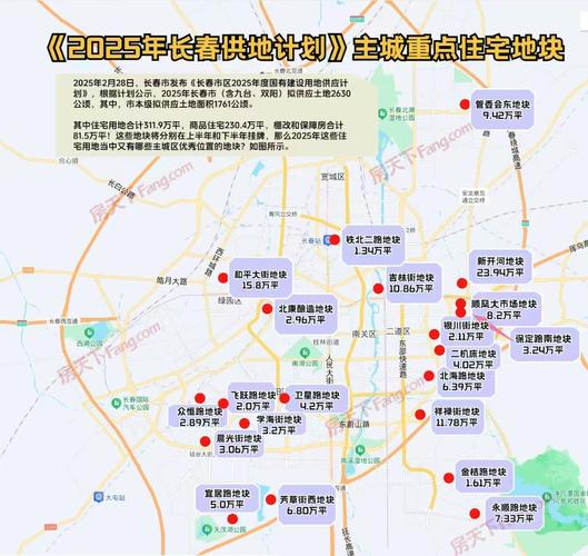 长春市新楼盘地图