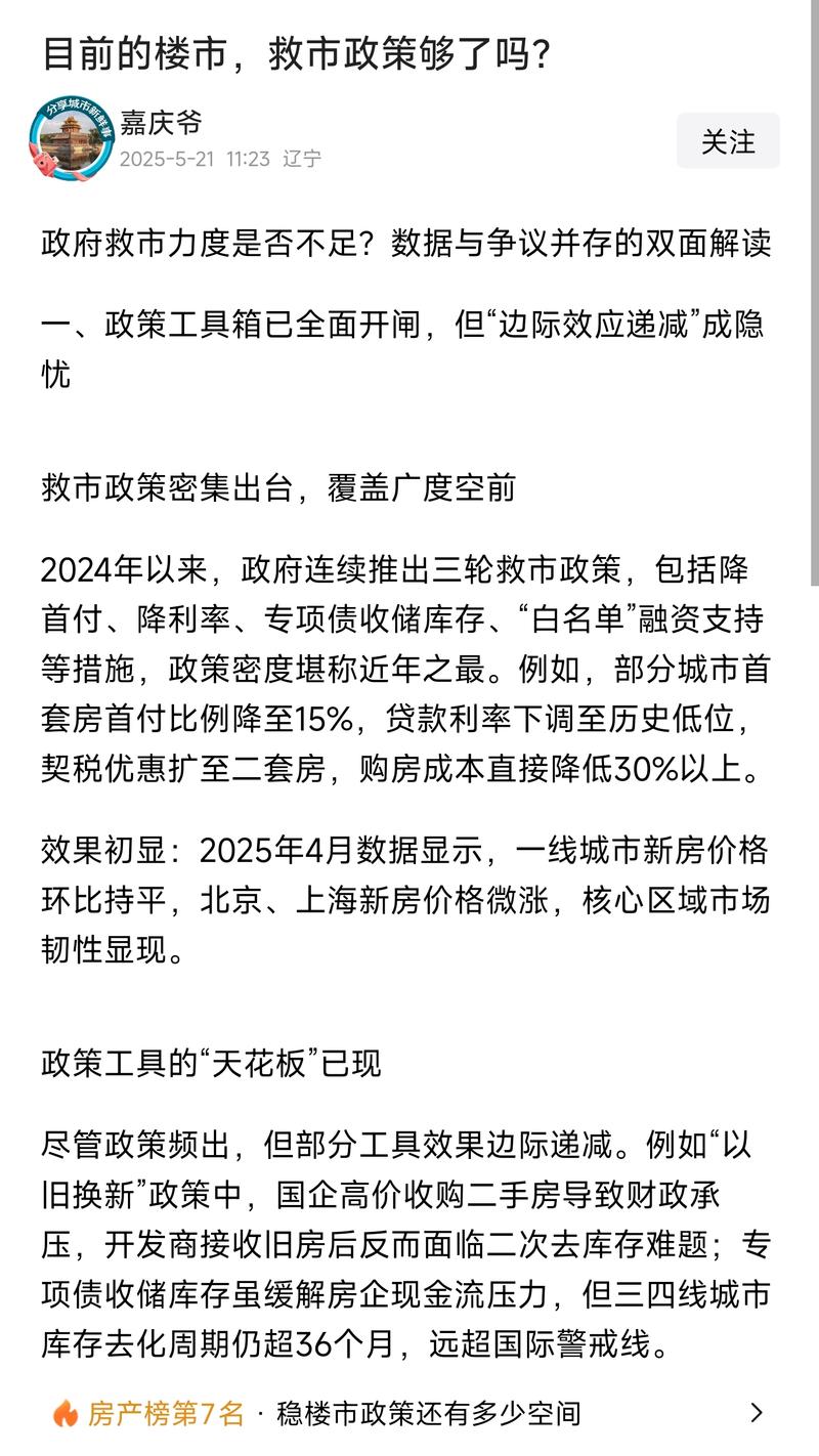 房价救市