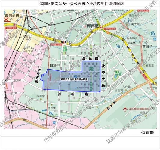 沈阳浑南楼盘分布图