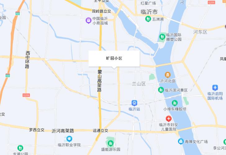临沂南坊楼盘分布图