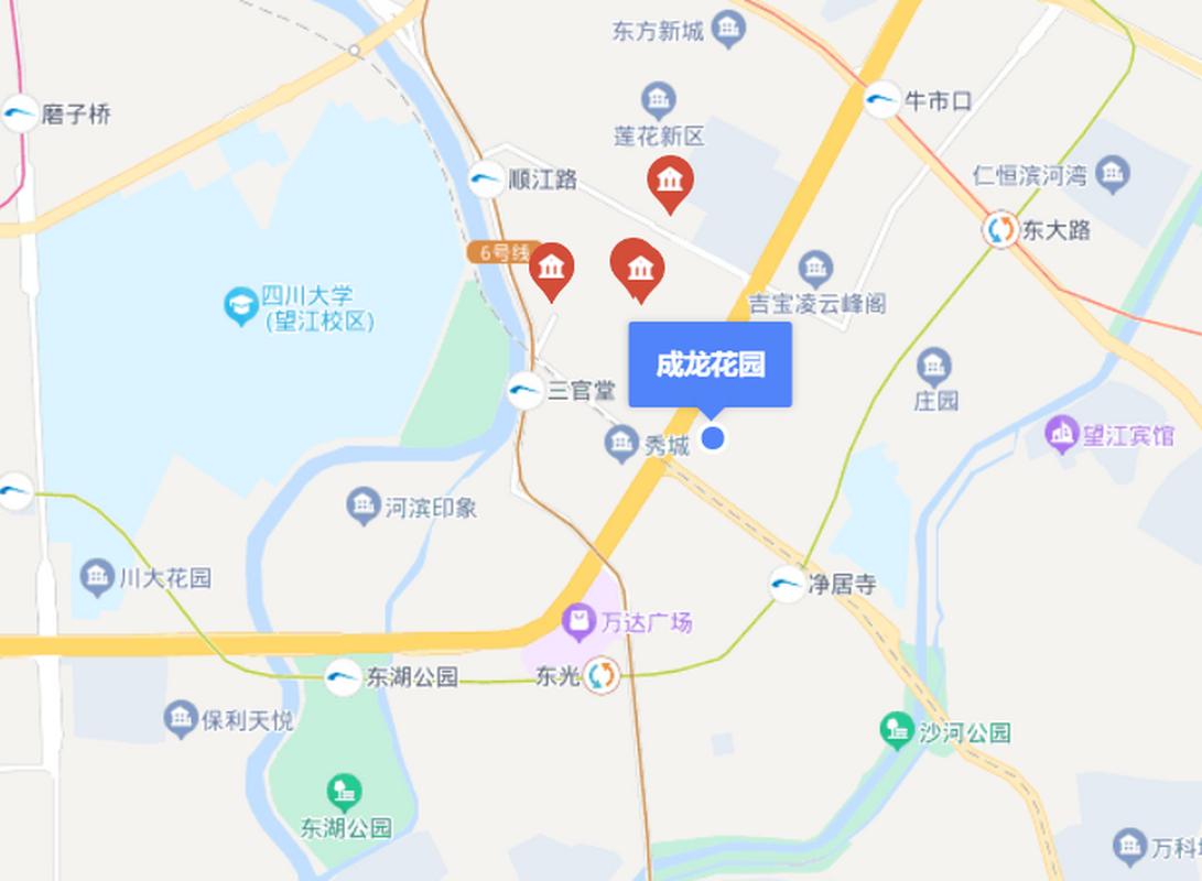 成龙花园地图
