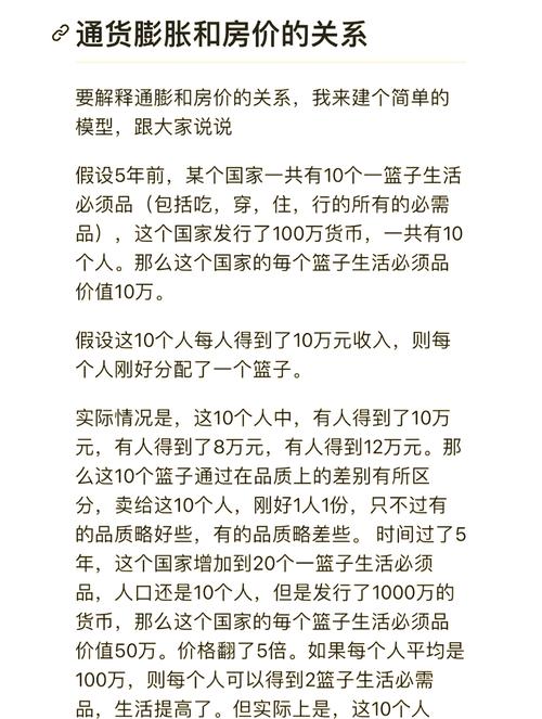 通货膨胀与房价
