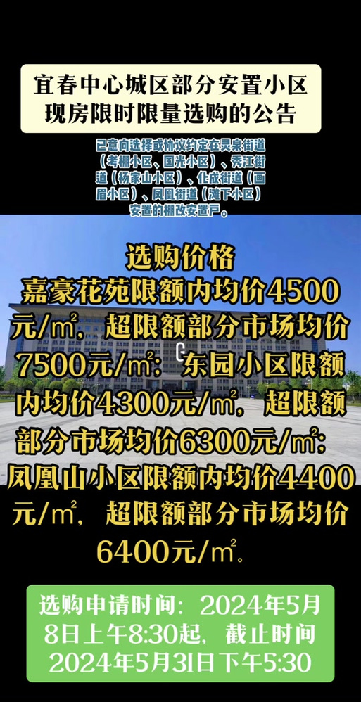 宜春小区房价
